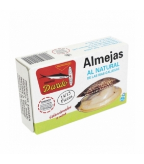 Almejas al natural de Rias Gallegas OL-120. Delicat Gourmet