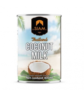 Leche de Coco 400ml. deSIAM. 12un. Delicat Gourrmet