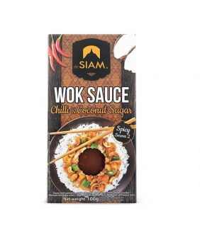 Salsa Wok Chili y Azúcar de Coco 100gr. deSIAM. 6un. Delicat gourmet