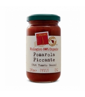 Salsa Pomarola Picante BIO 190gr. Il Cipressino. 6un. Delicat Gourmet