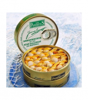 Berberechos de las Rías Gallegas 120gr (40-50 piezas). Los Peperetes. 12un. Delicat Gourmet