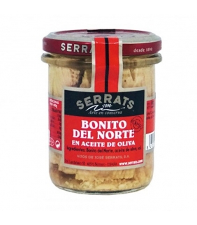 Bonito del Norte en Aceite de Oliva 190gr. Serrats. 12un. Delicat Gourmet