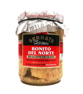 Bonito del Norte en Aceite de Oliva 400gr. Serrats. 12un. Delicat Gourmet