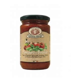 Sugo Pomodoro e Basilico 270gr. Rustichella D'abruzzo. 12un. Delicat Gourmet