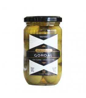 Aceituna Gordal con hueso 250gr. Torre Real. 12un. Delicat Gourmet