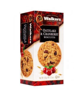 Biscuits con Avena y Trozos de Arándanos 150gr. Walkers. 12un. Delicat gourmet