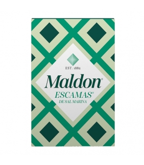 Escamas de sal Maldon 250gr. Sal Maldon. 12un. Delicat Gourmet