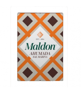 Escamas de sal Maldon Ahumada 125gr. Sal Maldon. Delicat Gourmet
